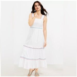 Loft XXSP NWT white dress